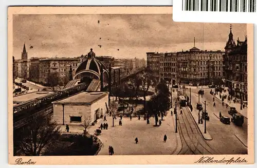 Deutsches Reich 389 auf Postkarte Berliner Postgeschichte #KD561