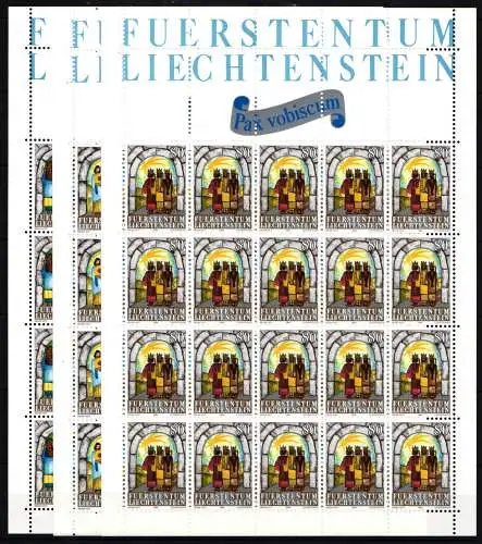 Liechtenstein Kleinbögen 861-863 postfrisch #KE719