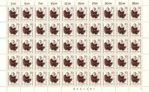 Berlin 50er Bogen 561 postfrisch FN 3 #KE642