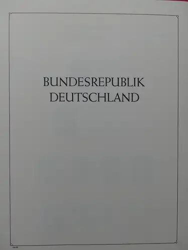 BRD Bund ab 1955-1973 postfrisch besammelt, Text ab 49 im KA-BE Vordruck #LY285