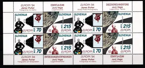 Slowenien 80-81 postfrisch als Kleinbogen #KA980