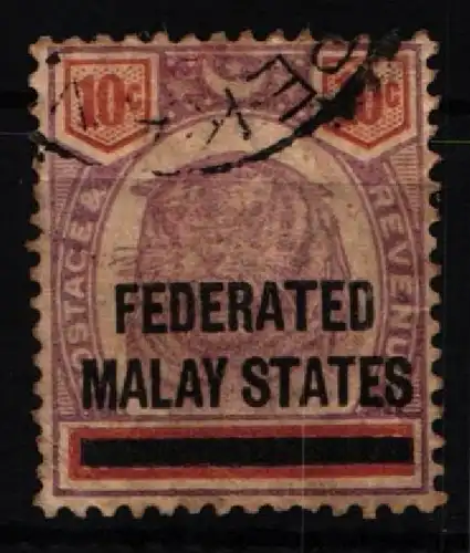 Malaiische Staaten 5 gestempelt #KF015