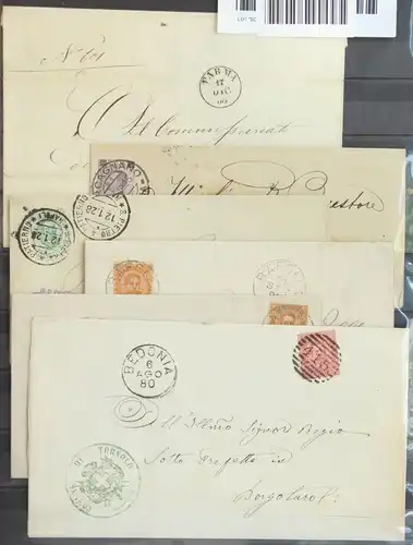 Italien gestempelt Los einiger klassischer Belege #KF059