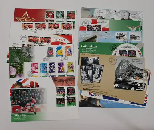 Gibraltar FDC Lot aus 2004 gestempelt #JZ115
