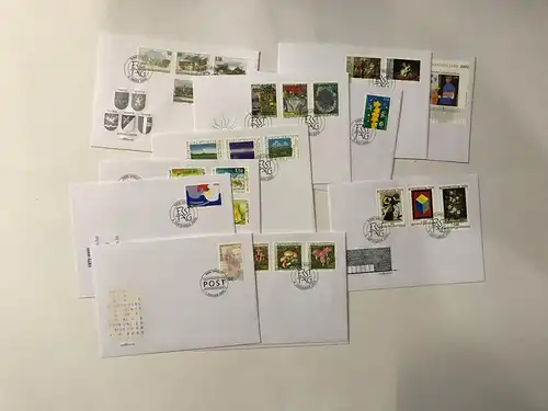Liechtenstein FDC Lot aus 2000 Ersttagesbrief/FDC #JZ117
