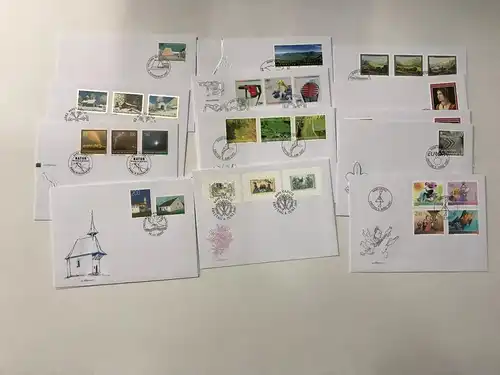 Liechtenstein FDC Lot aus 2007 Ersttagesbrief/FDC #JZ124