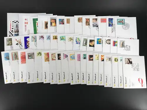 Österreich FDC Jahrgang 2007 komplett Ersttagesbrief/FDC #JZ168