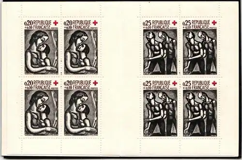 Frankreich 1376-1377 postfrisch als Markenheftchen #JY132