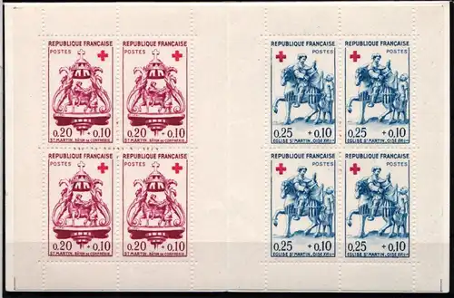 Frankreich 1329-1330 postfrisch als Markenheftchen #JY131