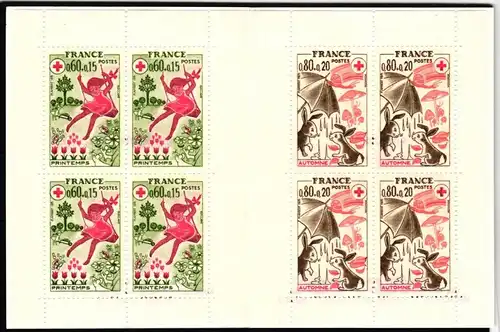 Frankreich 1942-1943 postfrisch als Markenheftchen #JY144