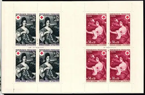 Frankreich 1647-1648 postfrisch als Markenheftchen #JY140