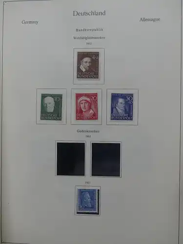 Deutschland Sammlung nach 1945 unterschiedlich besammelt im Kabe Binder #LY288