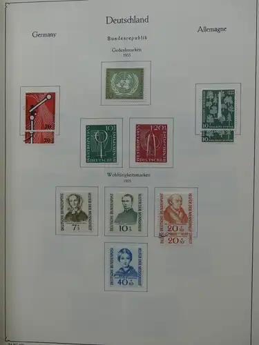 Deutschland Sammlung nach 1945 unterschiedlich besammelt im Kabe Binder #LY288