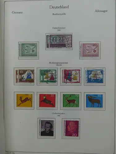 Deutschland Sammlung nach 1945 unterschiedlich besammelt im Kabe Binder #LY288
