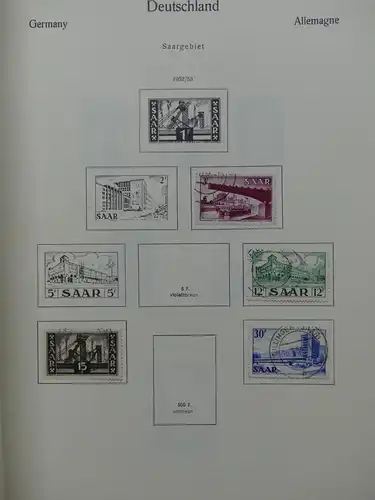 Deutschland Sammlung nach 1945 unterschiedlich besammelt im Kabe Binder #LY288