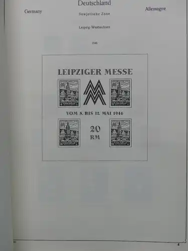 Deutschland vor und nach 1945 besammelt im KA-BE Vordruck #LY309