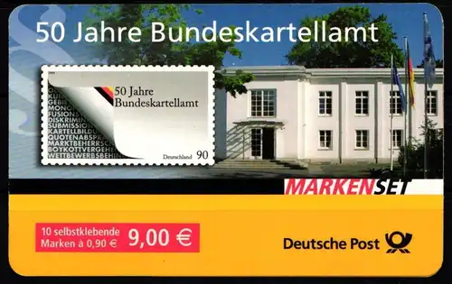 BRD Bund MH 72 gestempelt Markenheftchen #KE005