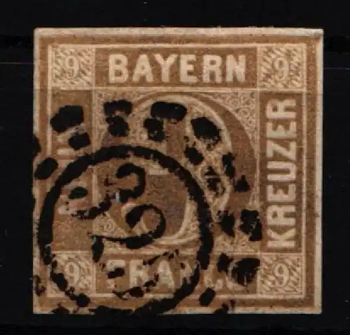 Bayern 11 gestempelt oMr 325 "München" #KD643