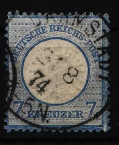 Deutsches Reich 26 gestempelt Mängel dünne Stelle #KD743