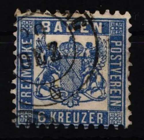 Baden 19 gestempelt #KD762