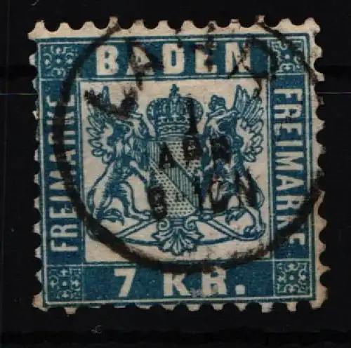 Baden 25 gestempelt #KD764