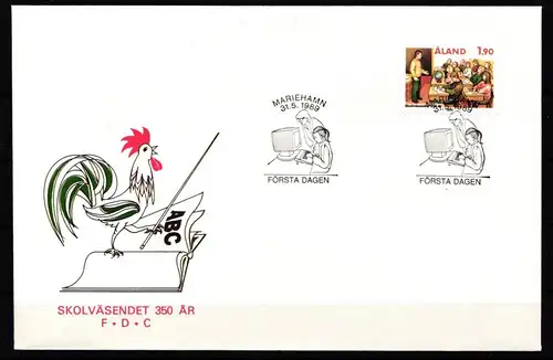 Finnland Alandinseln 36 gestempelt als FDC #JY176