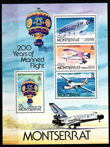 Montserrat Block 26 postfrisch #JY194