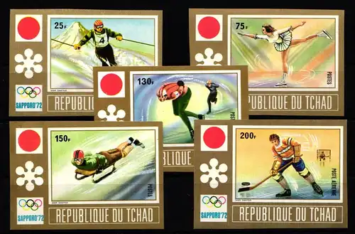 Tschad 502B-506B postfrisch Olympische Spiele #JY278