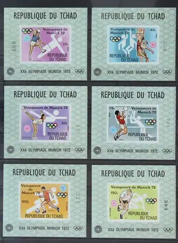 Tschad Block A55-F55 postfrisch Olympische Spiele #JY295