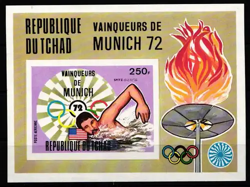 Tschad Block 57B postfrisch Olympische Spiele #JY297