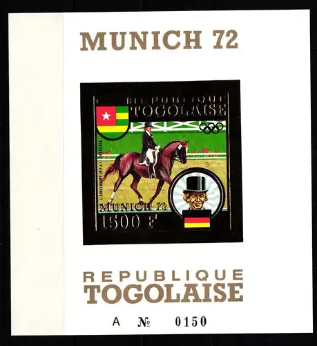 Togo Block 71B postfrisch Olympische Spiele #JY305