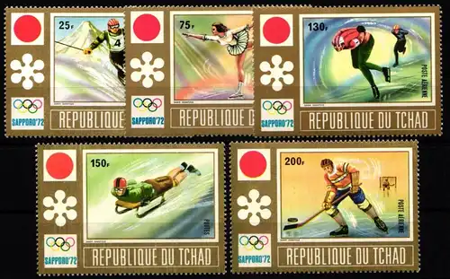 Tschad 502A-506A postfrisch Olympische Spiele #KA470