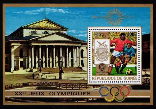 Guinea Block 33A postfrisch Olympische Spiele #KA537