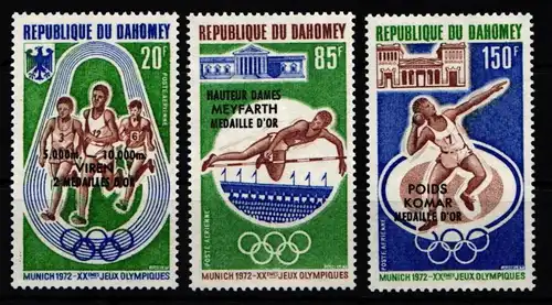 Benin (Dahomey) 499-501 postfrisch Olympische Spiele #KA554