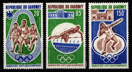 Benin (Dahomey) 484-486 postfrisch Olympische Spiele #KA552
