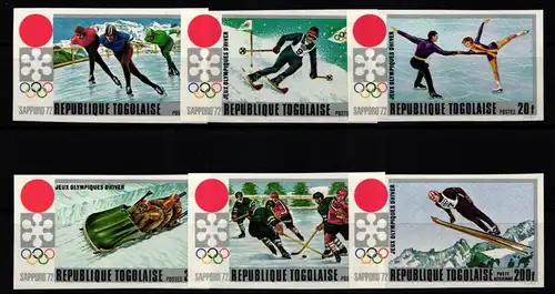 Togo 888B-893B postfrisch Olympische Spiele #KA547