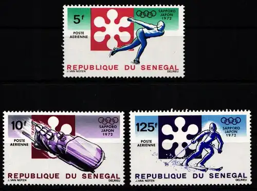 Senegal 479-481 postfrisch Olympische Spiele #KA568