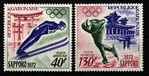 Gabun 454-455 postfrisch Olympische Spiele #KA578