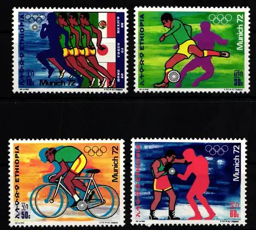 Äthiopien 716-719 postfrisch Olympische Spiele #KA586
