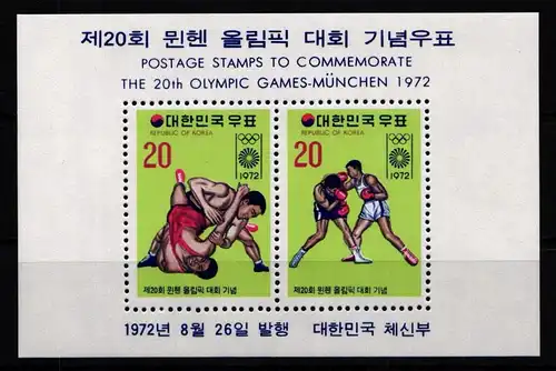 Südkorea Block 355 postfrisch Olympische Spiele #KA601