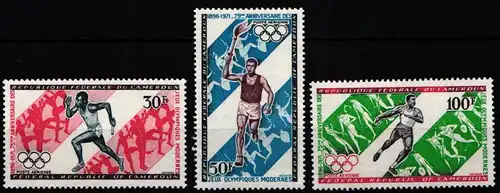 Kamerun 653-655 postfrisch Olympische Spiele #KA565