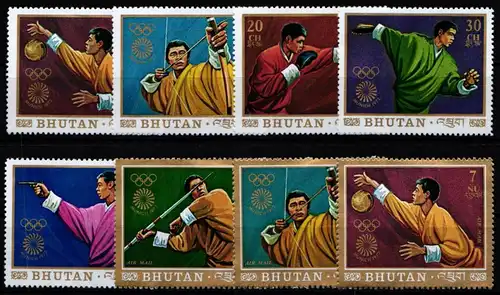 Bhutan 514A-521A postfrisch Olympische Spiele #KA611