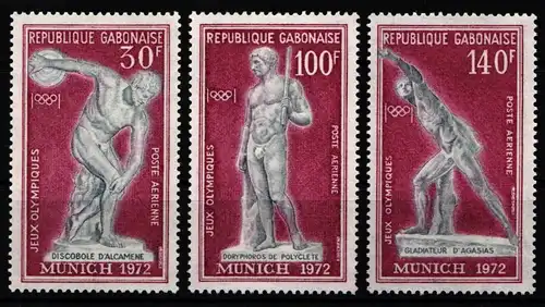 Gabun 470-472 postfrisch Olympische Spiele #KA577
