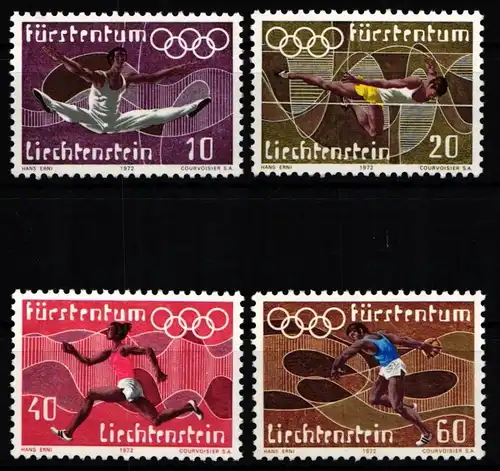 Liechtenstein 556-559 postfrisch Olympische Spiele #KA640