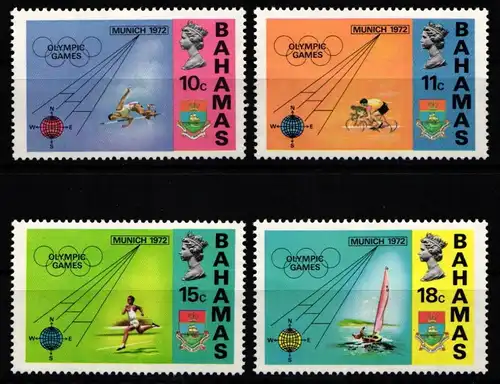 Bahamas 340-343 postfrisch Olympische Spiele #KA620