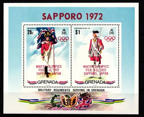 Grenada Block 21 postfrisch Olympische Spiele #KA623