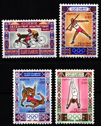 Algerien 583-586 postfrisch Olympische Spiele #KA649