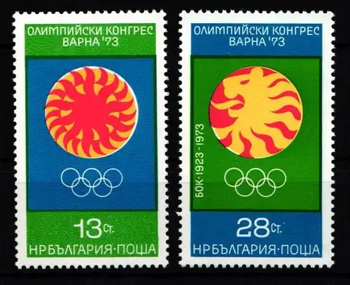 Bulgarien 2263-2264 postfrisch Olympische Spiele #KA674