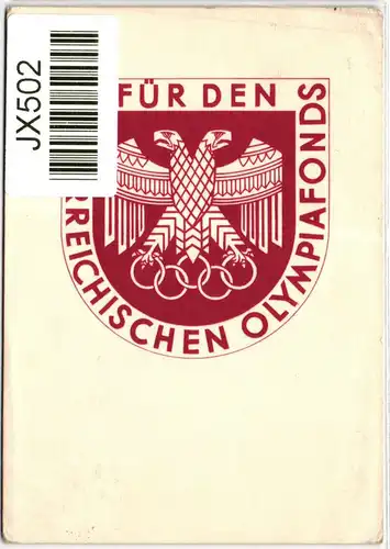 Österreich 568 auf Postkarte Olympiade #JX502