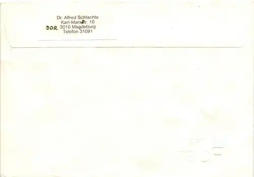 DDR Lot Olympiade auf Brief #JX507